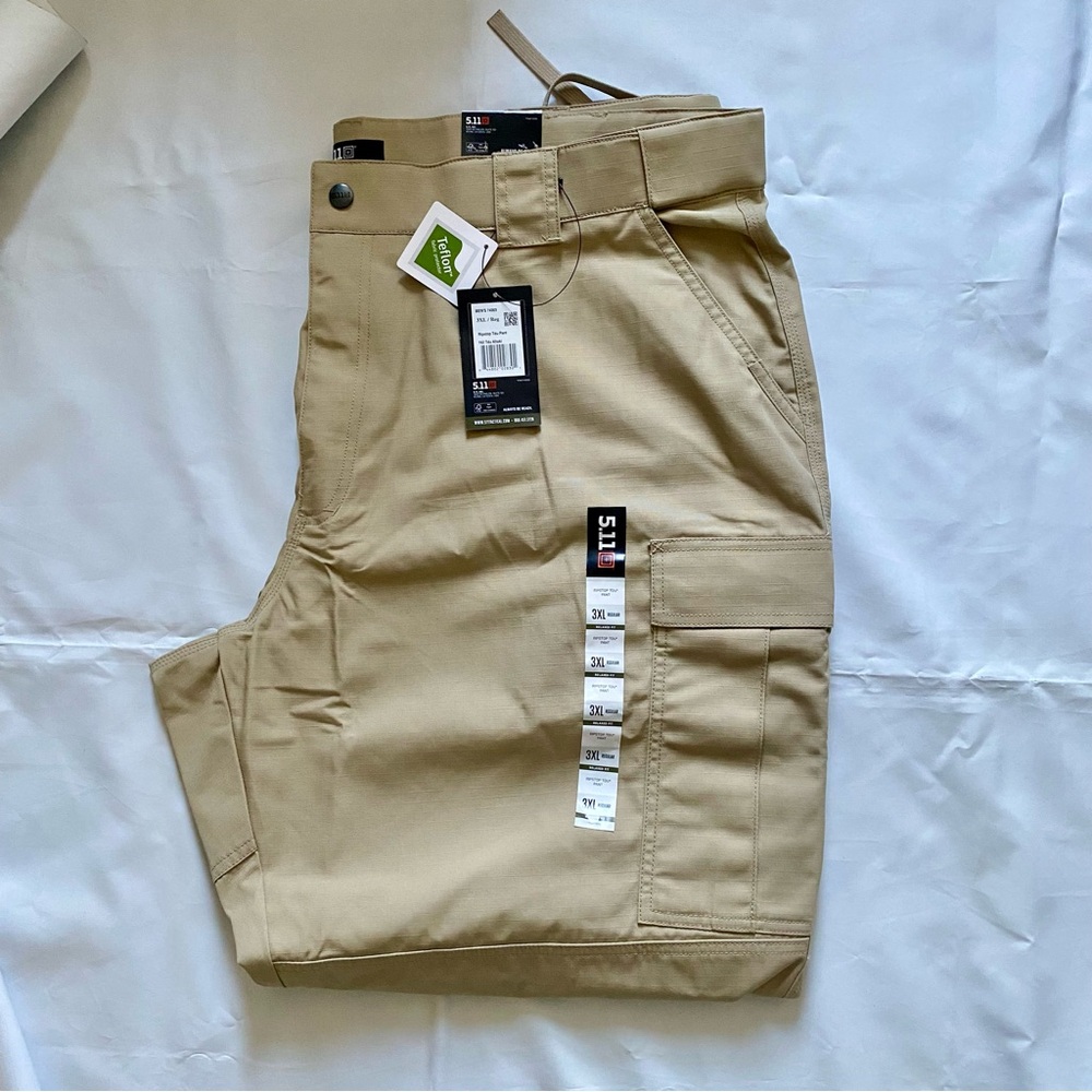 5.11 Tactical TDU Ripstop Relaxed Fit Cargo Pants w/Drawstring Ankle S-3X NWT
